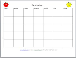 Free Circle Time Calendar